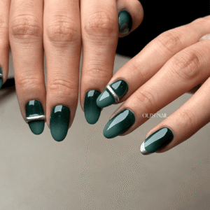 OLI'S NAIL 奧里美甲|高雄美甲|綠色漸層美甲