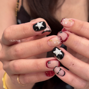 OLI'S NAIL 奧里美甲|高雄美甲|Theweeknd黑紅應援甲